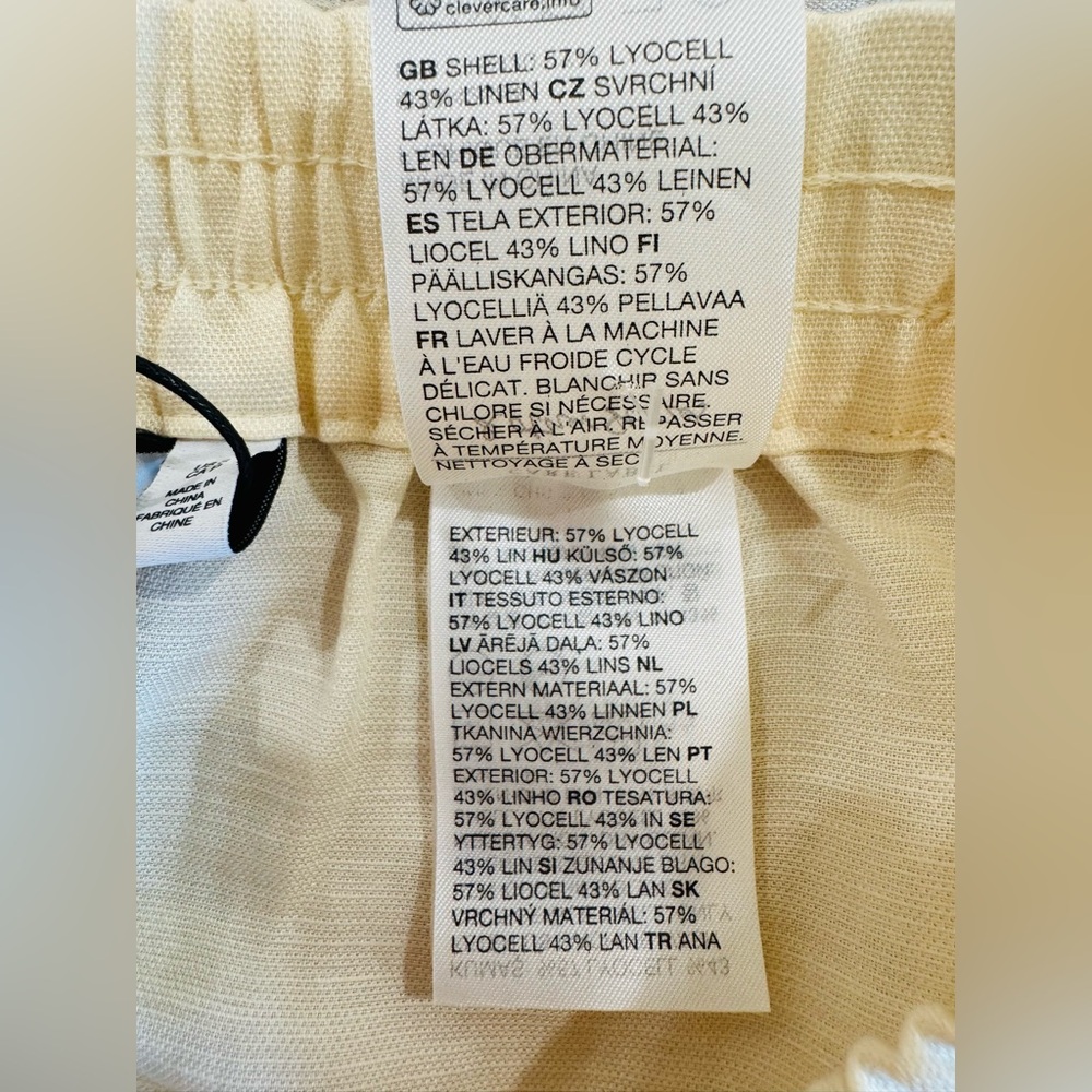 & Other Stories Relaxed Pull-On Linen Trousers - Picture 9 of 10
